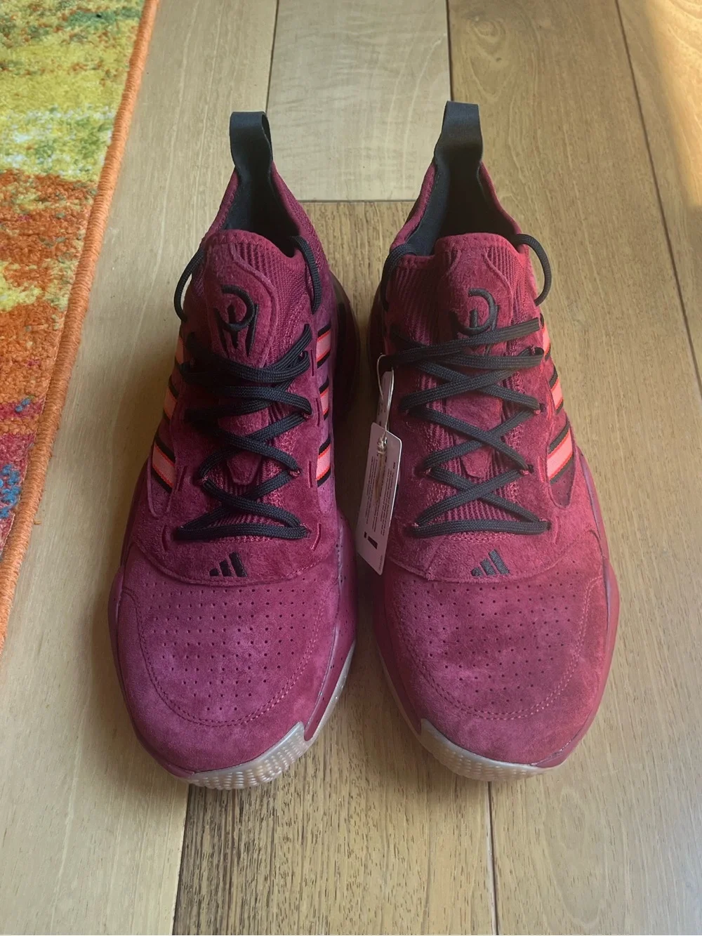 Adidas Mahomes 2 Impact FLX Tailgate Turf Training Shoes Men’s Sz 11 Burgundy